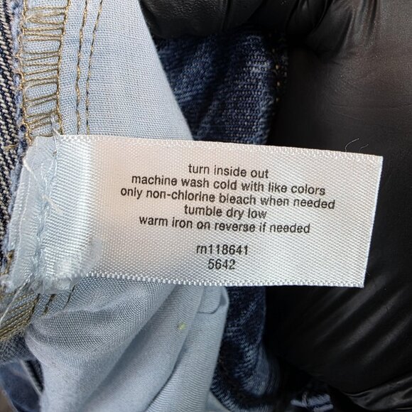 Lane Bryant Jeans Womens 20 Blue High-Rise Signature Fit Girlfriend Straight - Picture 12 of 14